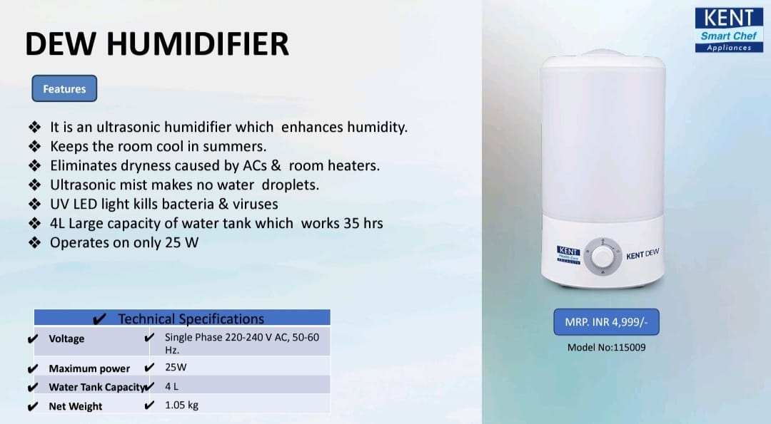kent dew humidifier